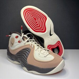 Nike Air Penny 2 Men's Size 7 Coconut Milk Baroque Brown Hemp FB8885-100